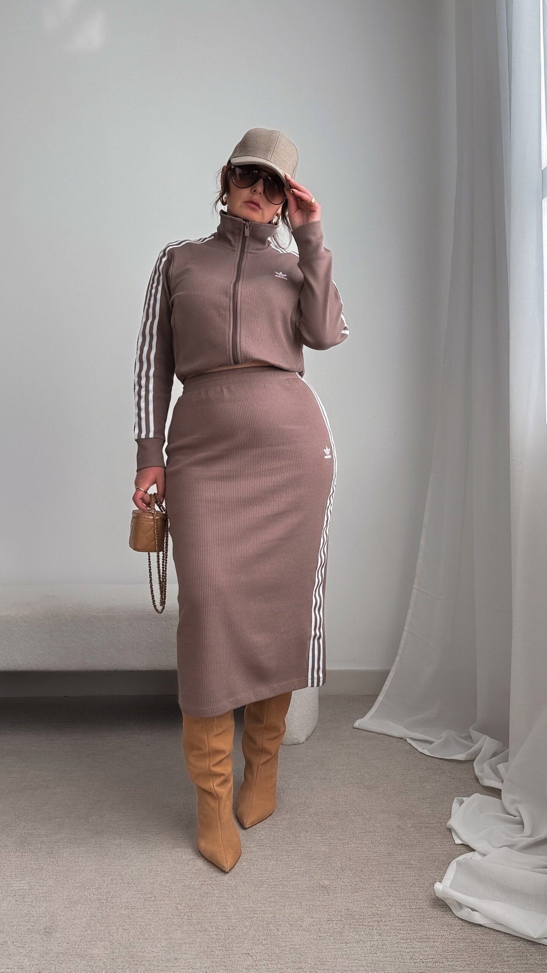 Adidas Originals Ribbed™ Two-Piece Set with Skirt