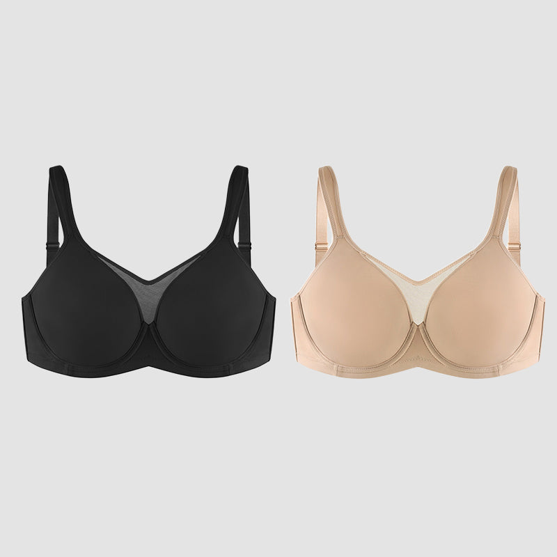 BOGO🔥Mesh Cooling Full Coverage Minimizer Bra