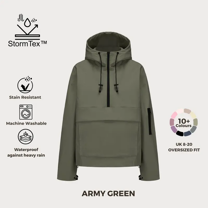 Waterproof Oversized Rain Hoodie