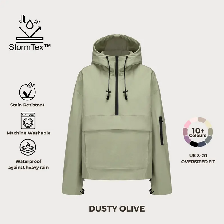 Waterproof Oversized Rain Hoodie
