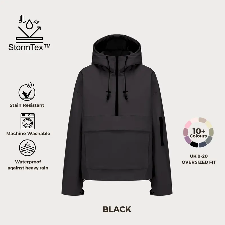 Waterproof Oversized Rain Hoodie