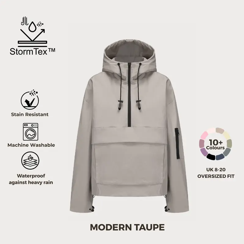 Waterproof Oversized Rain Hoodie