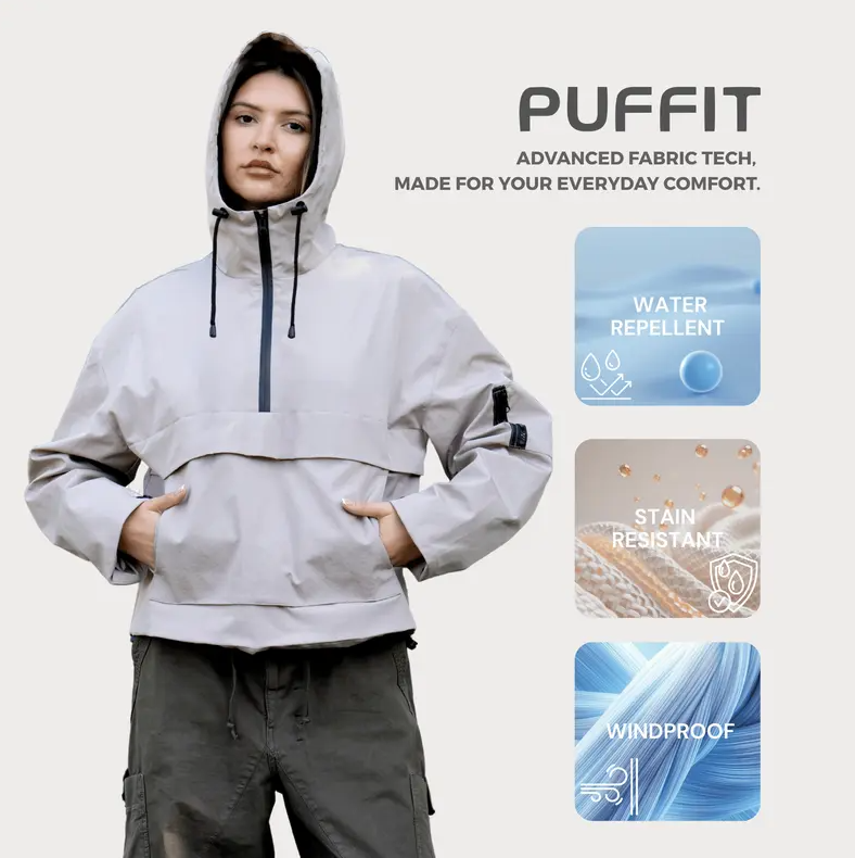 Waterproof Oversized Rain Hoodie