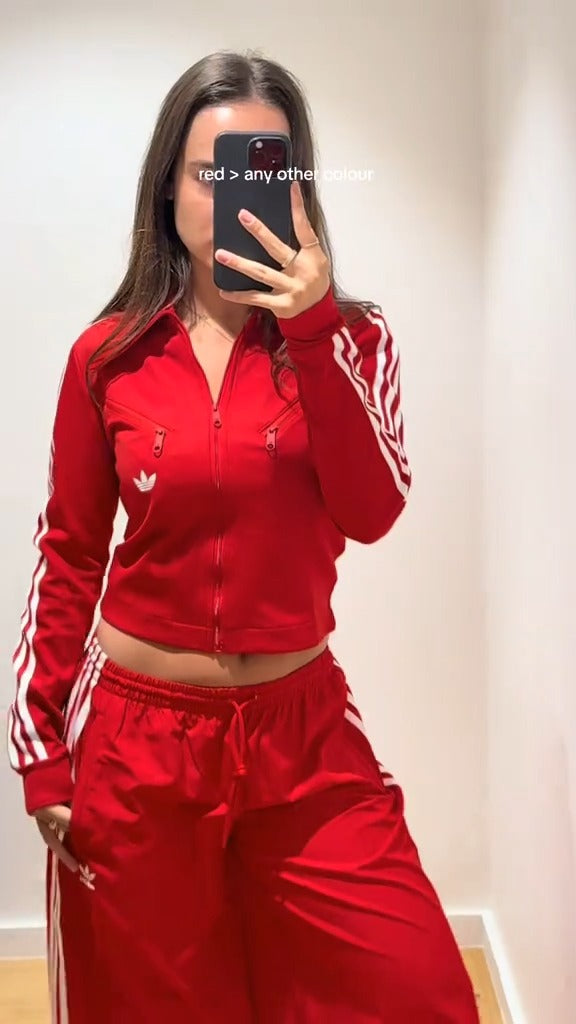 Red Adidas Tracksuit