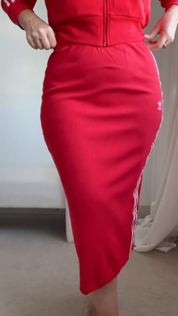 Adidas Originals Ribbed™ Two-Piece Set with Skirt