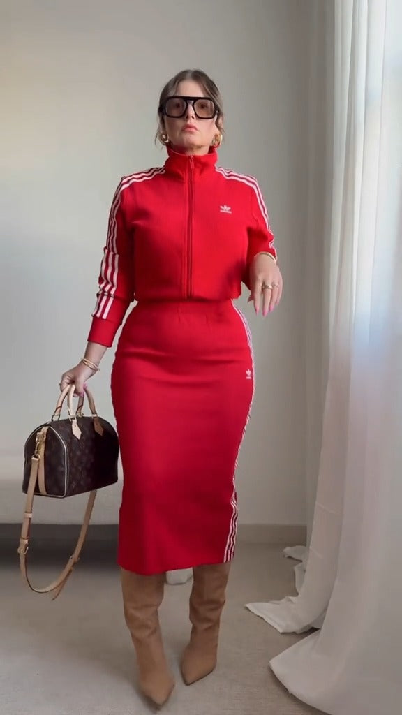 Adidas Originals Ribbed™ Two-Piece Set with Skirt