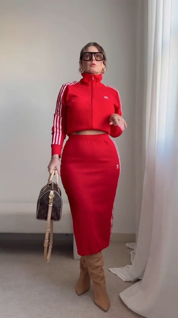 Adidas Originals Ribbed™ Two-Piece Set with Skirt